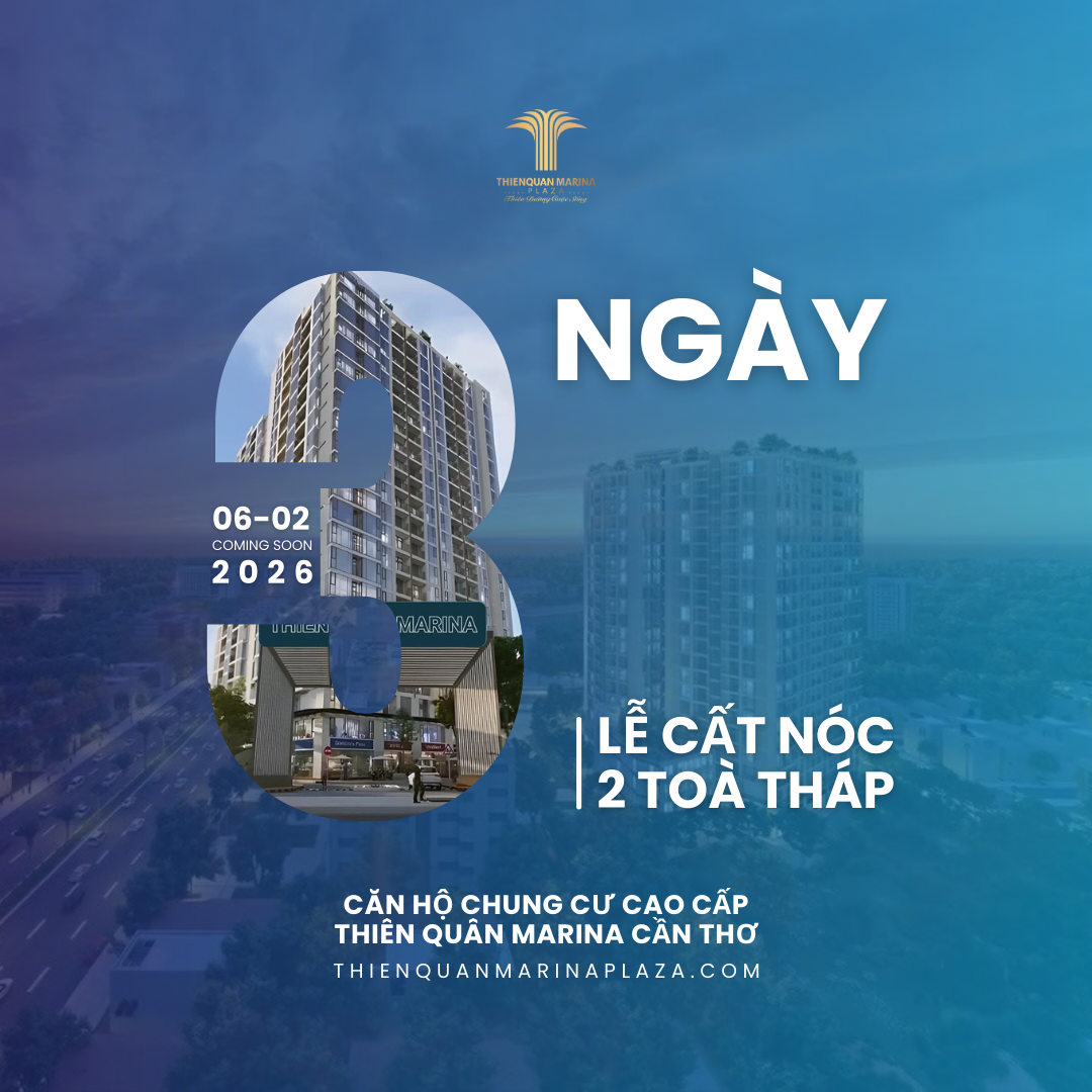 ĐẾM NGƯỢC 3 NGÀY – THIÊN QUÂN MARINA PLAZA CHÍNH THỨC CẤT NÓC TẦNG 23